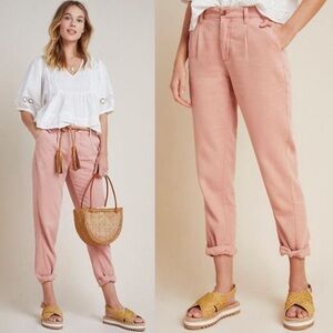 Anthropologie Pink Trousers